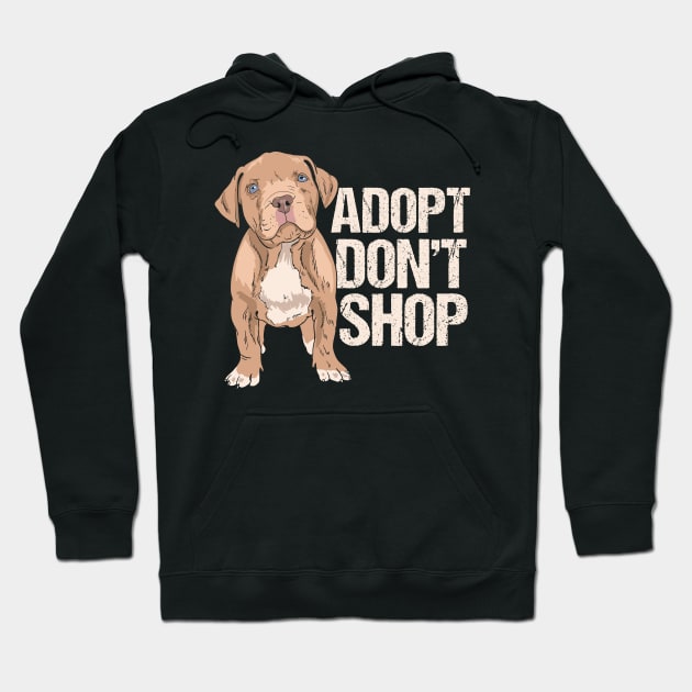 Adopt don't shop - Dog Rescue Gift Hoodie by Shirtbubble